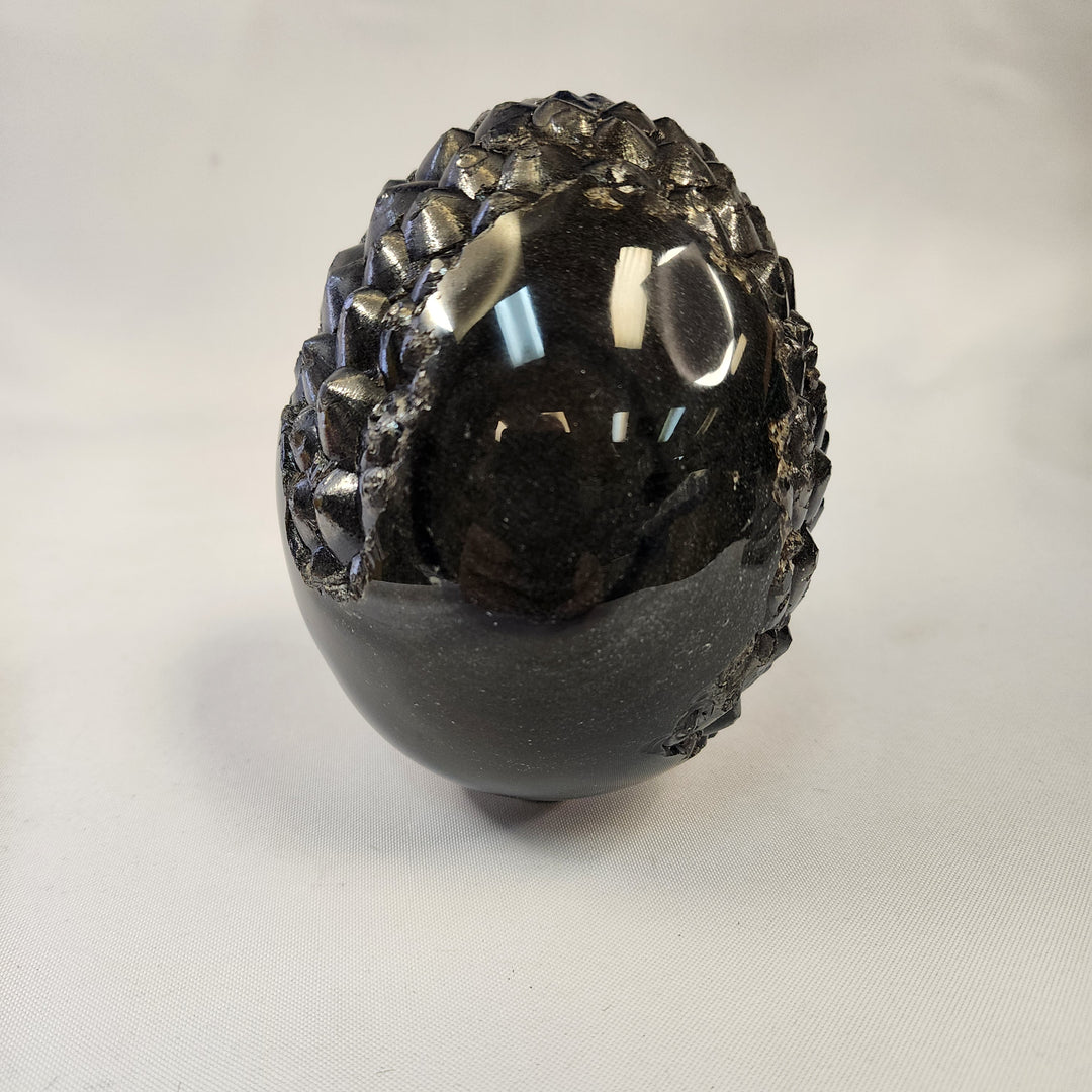Goldsheen Obsidian Dragon Egg-DE-1