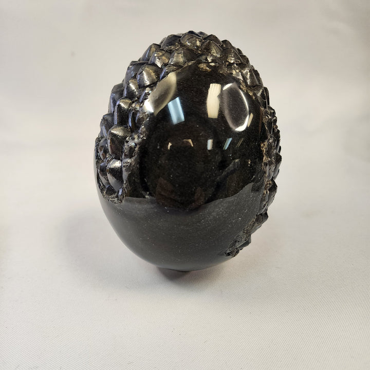 Goldsheen Obsidian Dragon Egg-DE-1