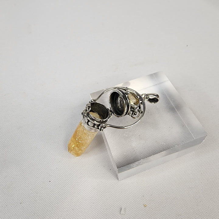 Citrine Ornate Pendant JC25013