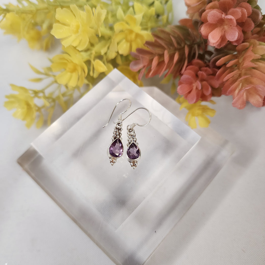 Amethyst Earrings  -JDS26083