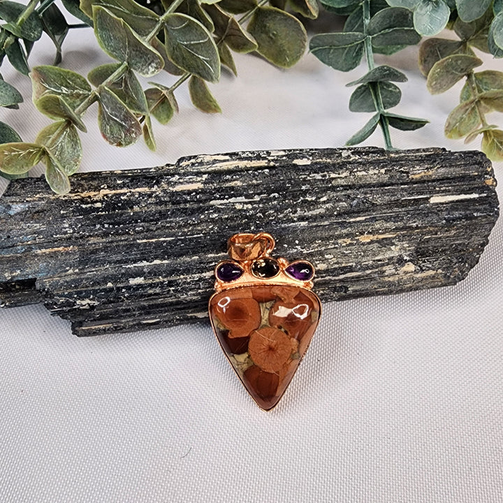 Poppy Jasper Pendant-MJ172