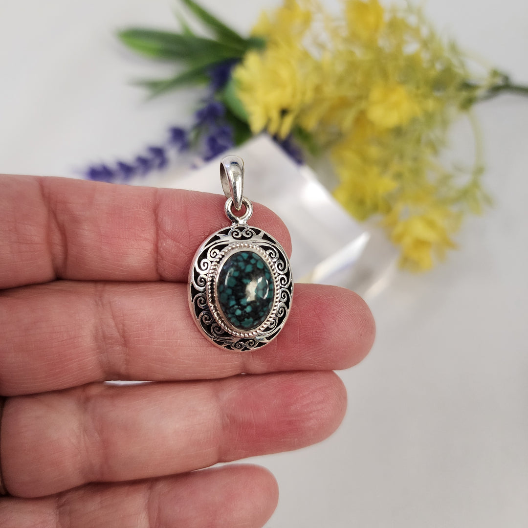 Turquoise Pendant  -JDS26124