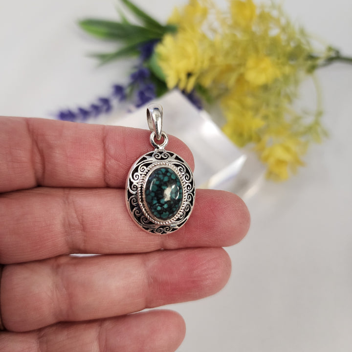 Turquoise Pendant  -JDS26124