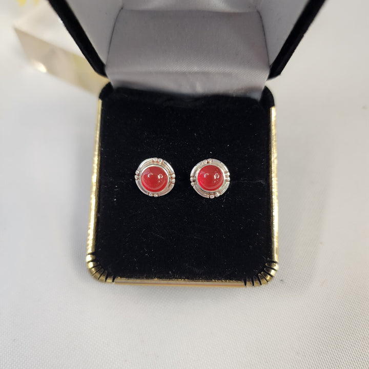 Carnelian Earrings  -JDS26059