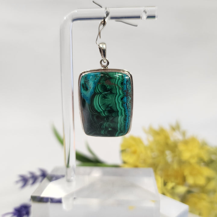 Malachite Pendant  -JDS26147