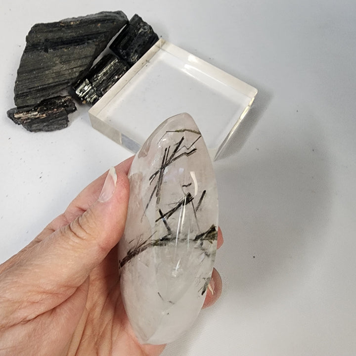 Black Tourmaline in Quartz-CR26036