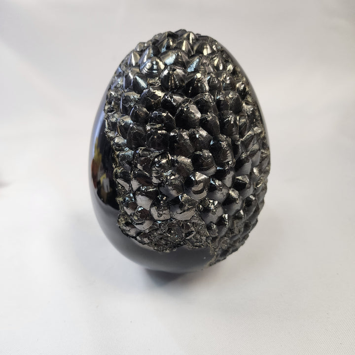 Goldsheen Obsidian Dragon Egg-DE-2