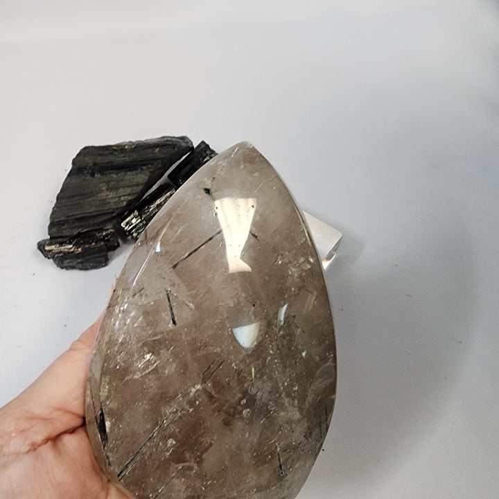 Black Tourmaline in Quartz-CR26042