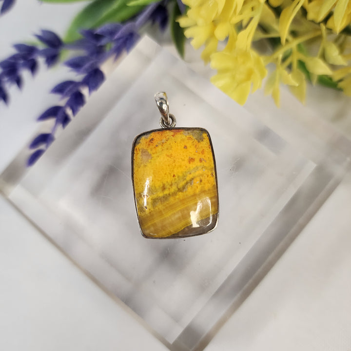 Bumblebee Jasper Pendant  -JDS26099