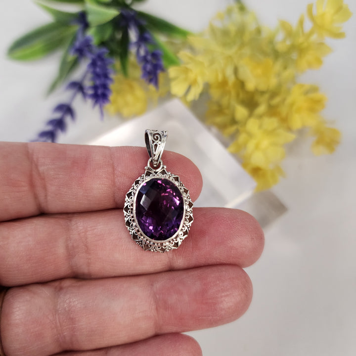 Amethyst Pendant  -JDS26152