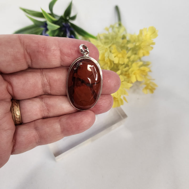 Red Jasper Pendant  -JDS26151