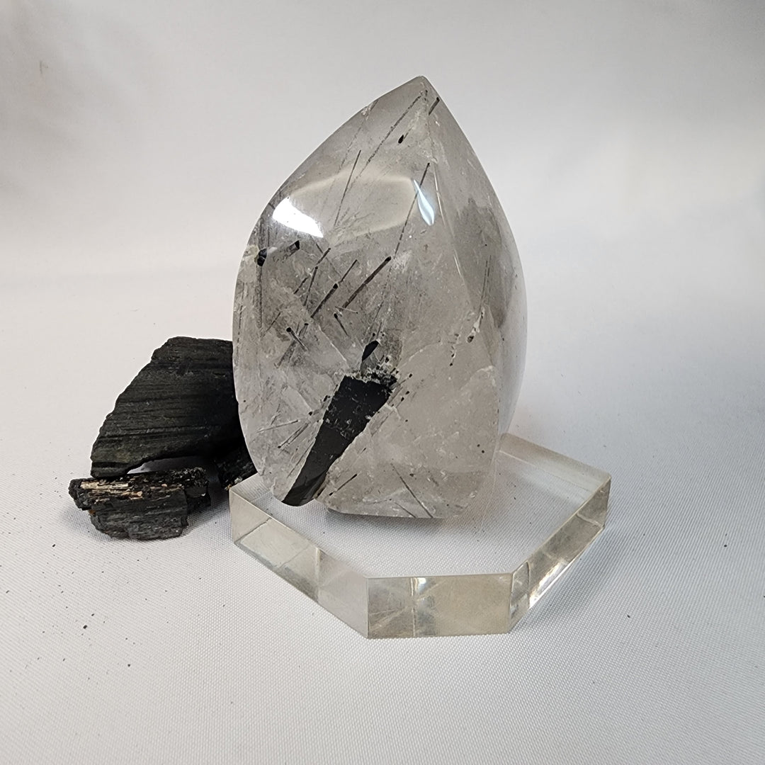 Black Tourmaline in Quartz-CR26044