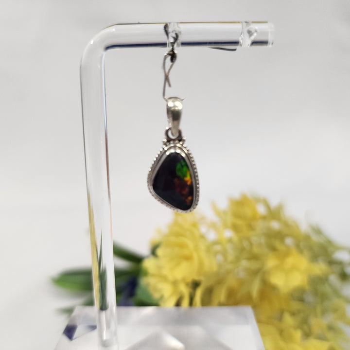 Black Opal Pendant  -JDS26133