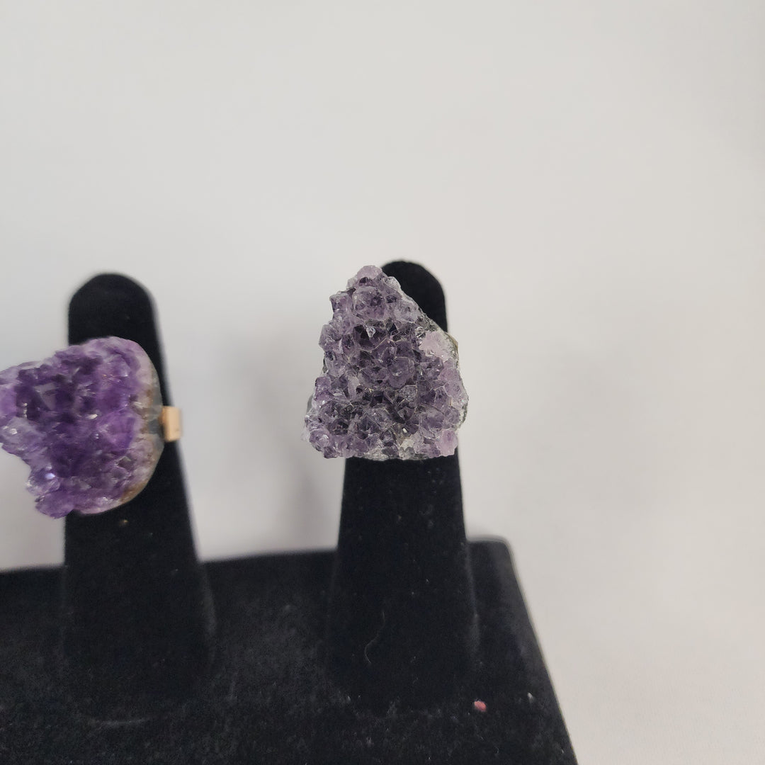 Amethyst Cluster Ring