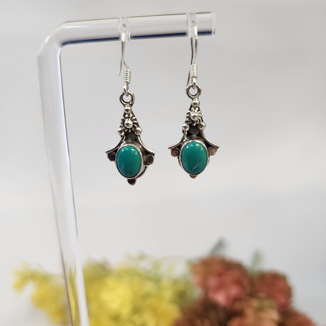 Turquoise Earrings  -JDS26079