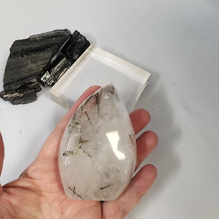 Black Tourmaline in Quartz-CR26036