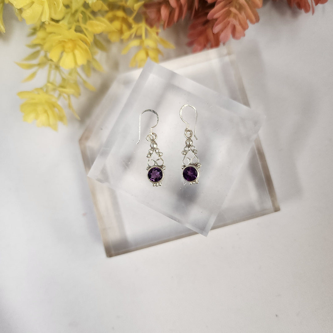 Amethyst Earrings  -JDS26062