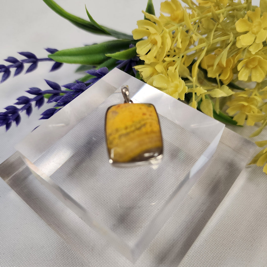 Bumblebee Jasper Pendant  -JDS26099