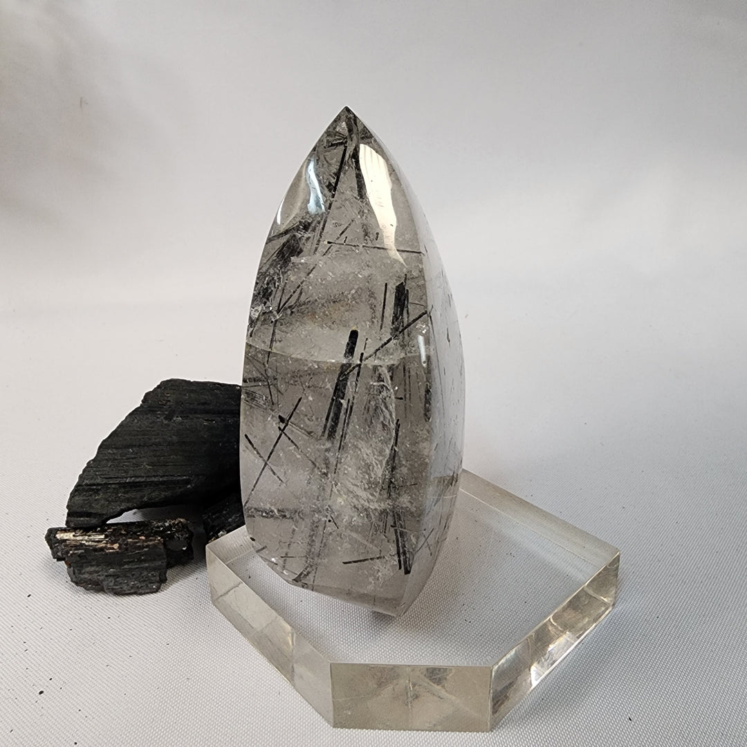 Black Tourmaline in Quartz-CR26043