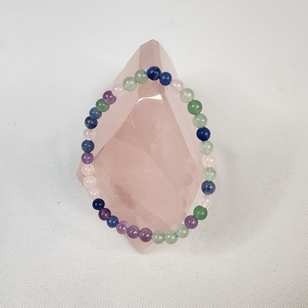 Mixed Stone (4mm) Bracelet Kid's Size