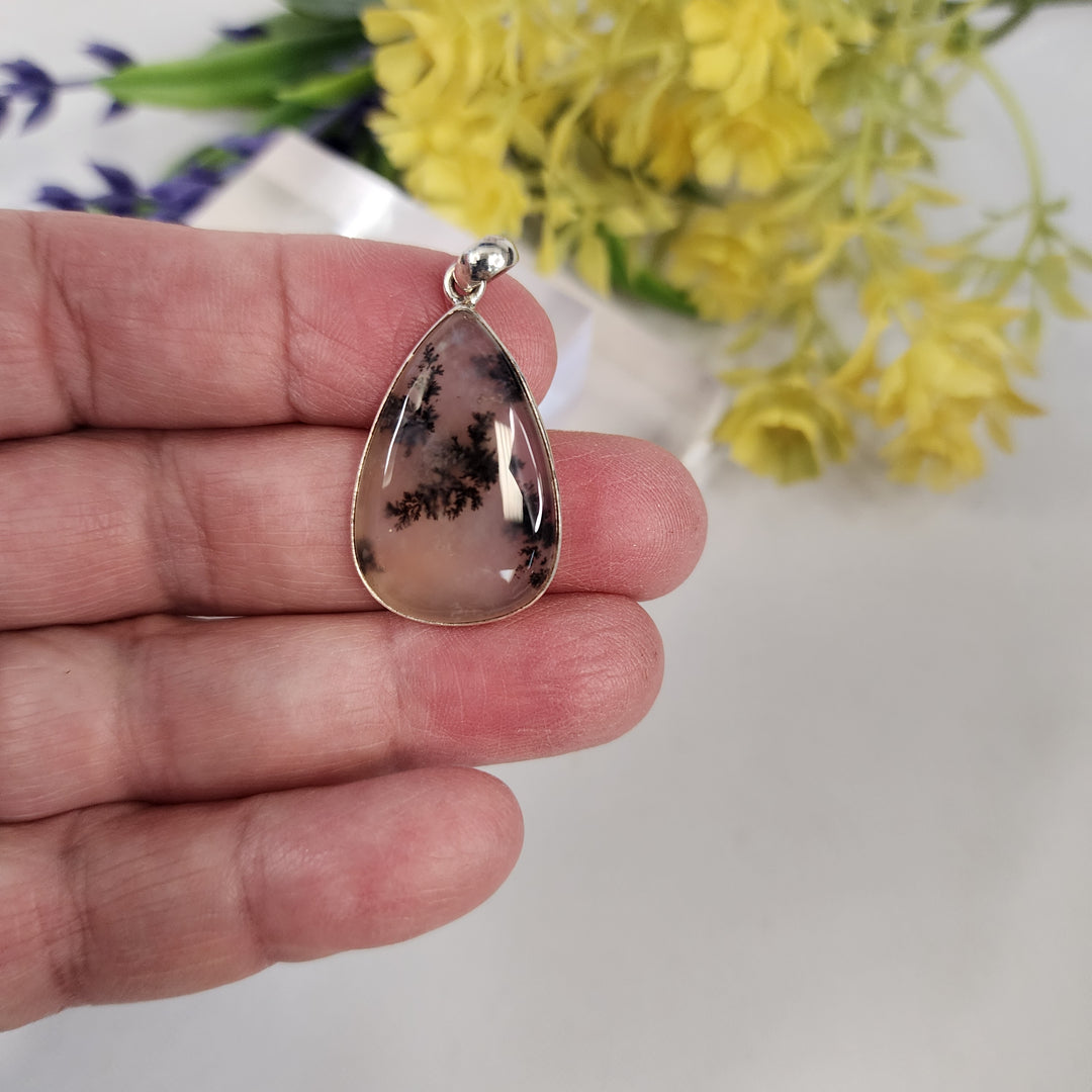 Dendrite Agate Pendant  -JDS26103