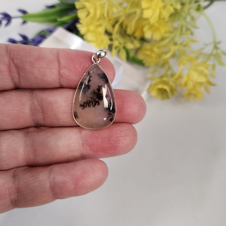 Dendrite Agate Pendant  -JDS26103