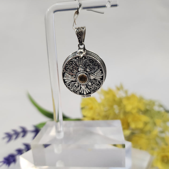 Citrine Locket  -JDS26142