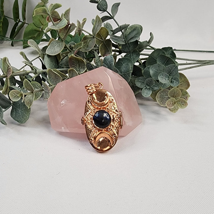 Triple Moon Locket-MJ176