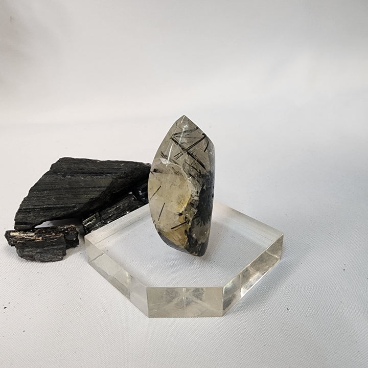 Black Tourmaline in Quartz-CR26034