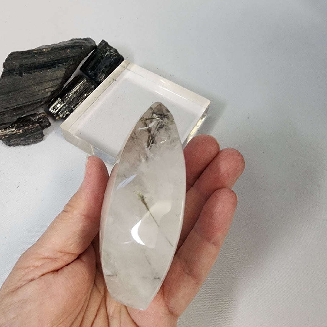 Black Tourmaline in Quartz-CR26036