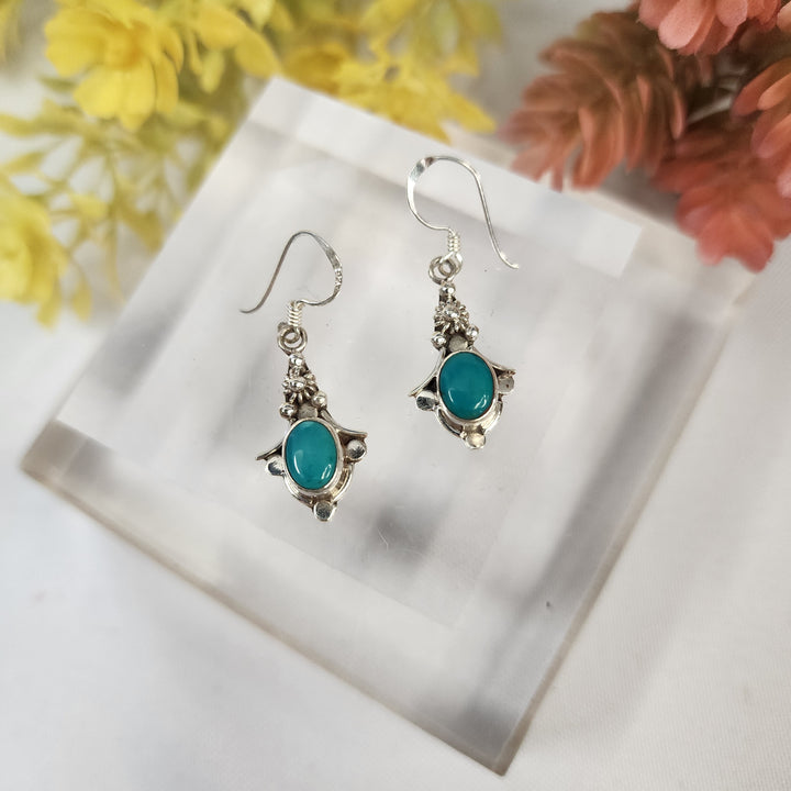 Turquoise Earrings  -JDS26071