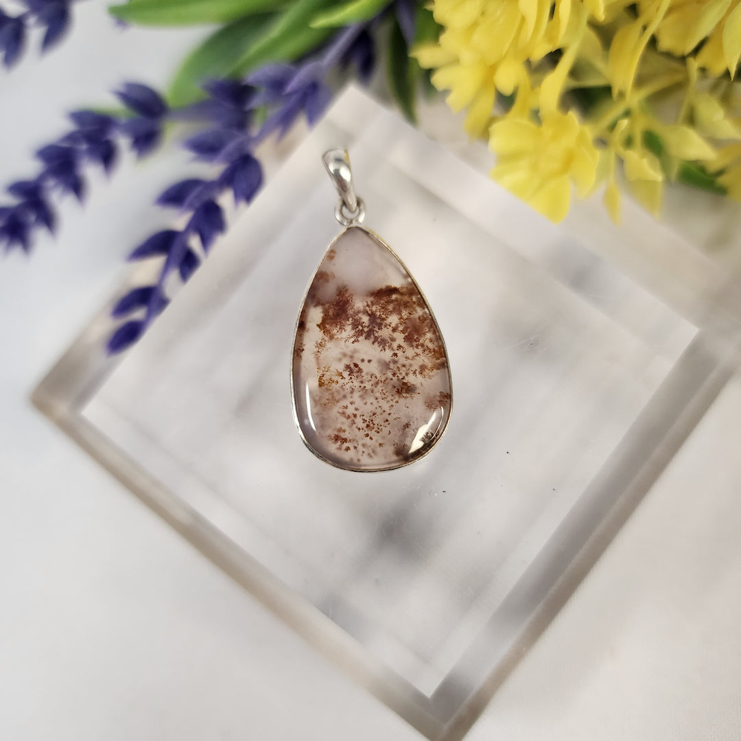 Dendrite Agate Pendant  -JDS26101
