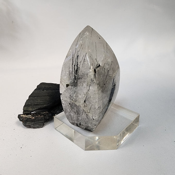 Black Tourmaline in Quartz-CR26044