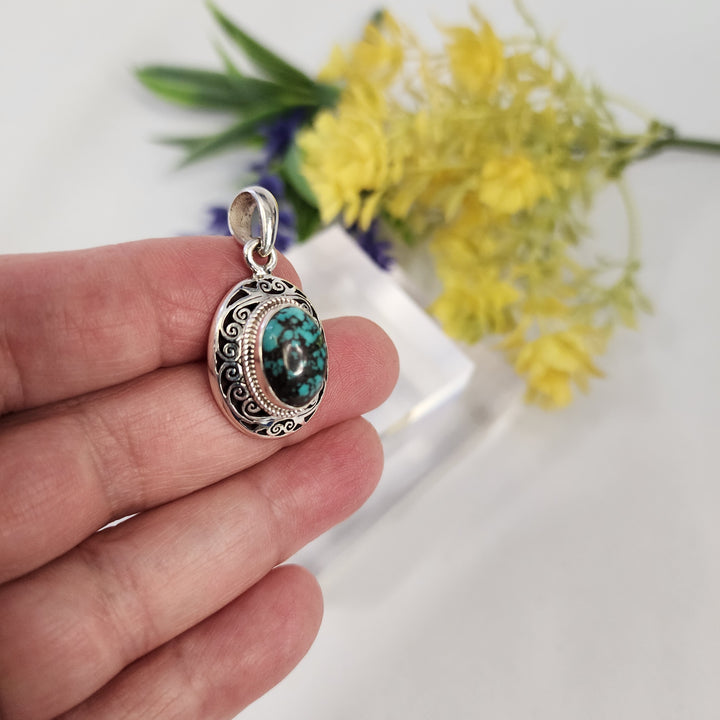 Turquoise Pendant  -JDS26126