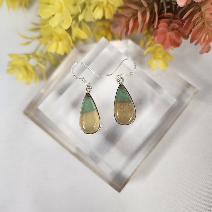 Fluorite Earrings  -JDS26169