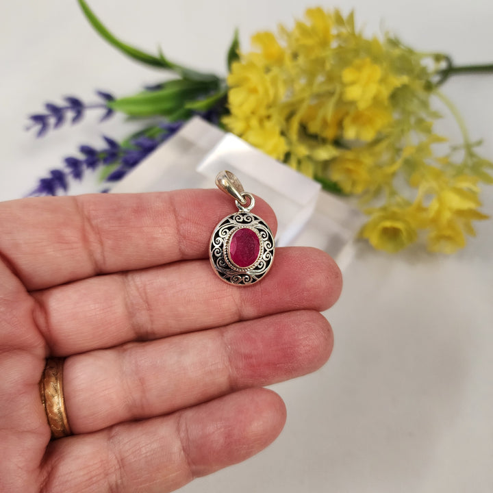 Ruby Pendant  -JDS26106