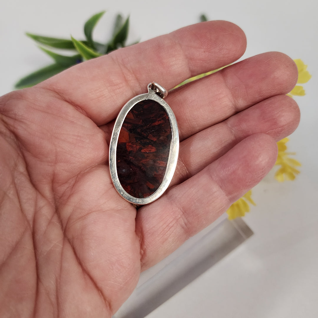 Red Jasper Pendant  -JDS26150