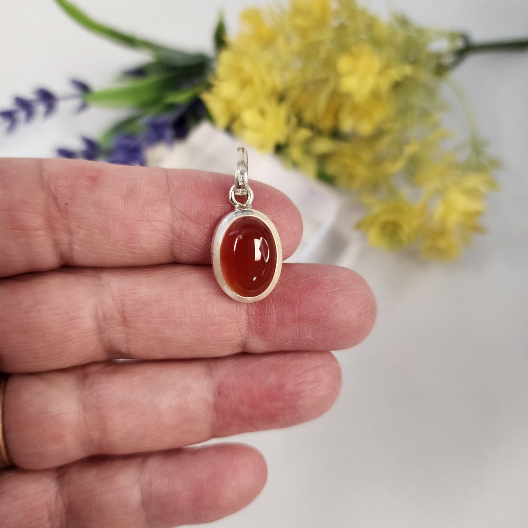 Carnelian Pendant  -JDS26114