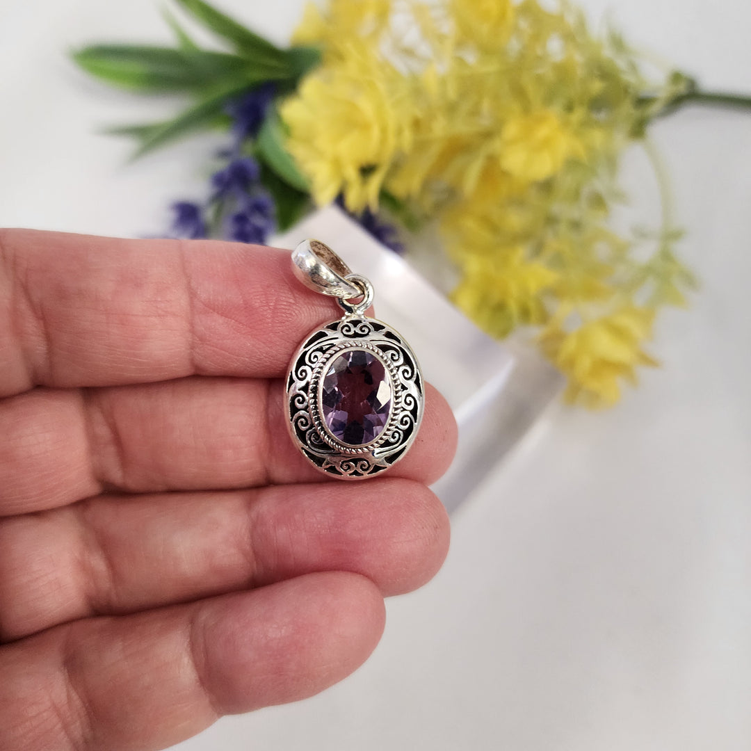 Amethyst Pendant  -JDS26128