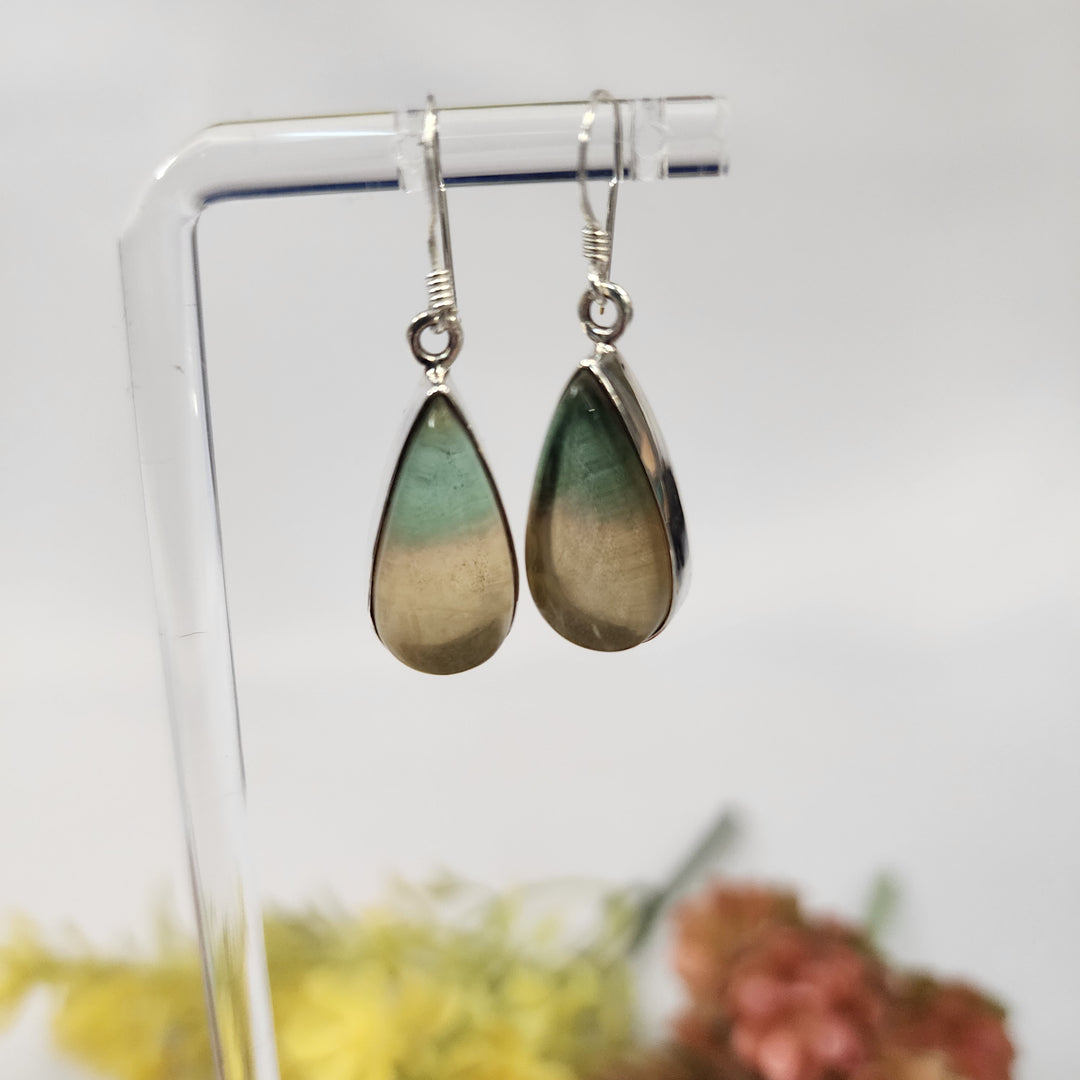 Fluorite Earrings  -JDS26169
