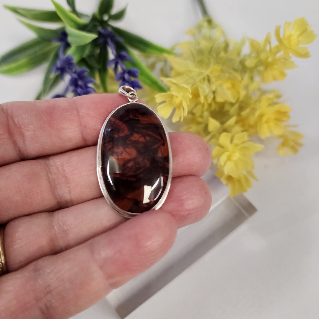 Red Jasper Pendant  -JDS26150