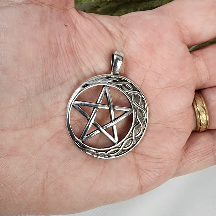 Celtic Moon Pentacle-MJ156