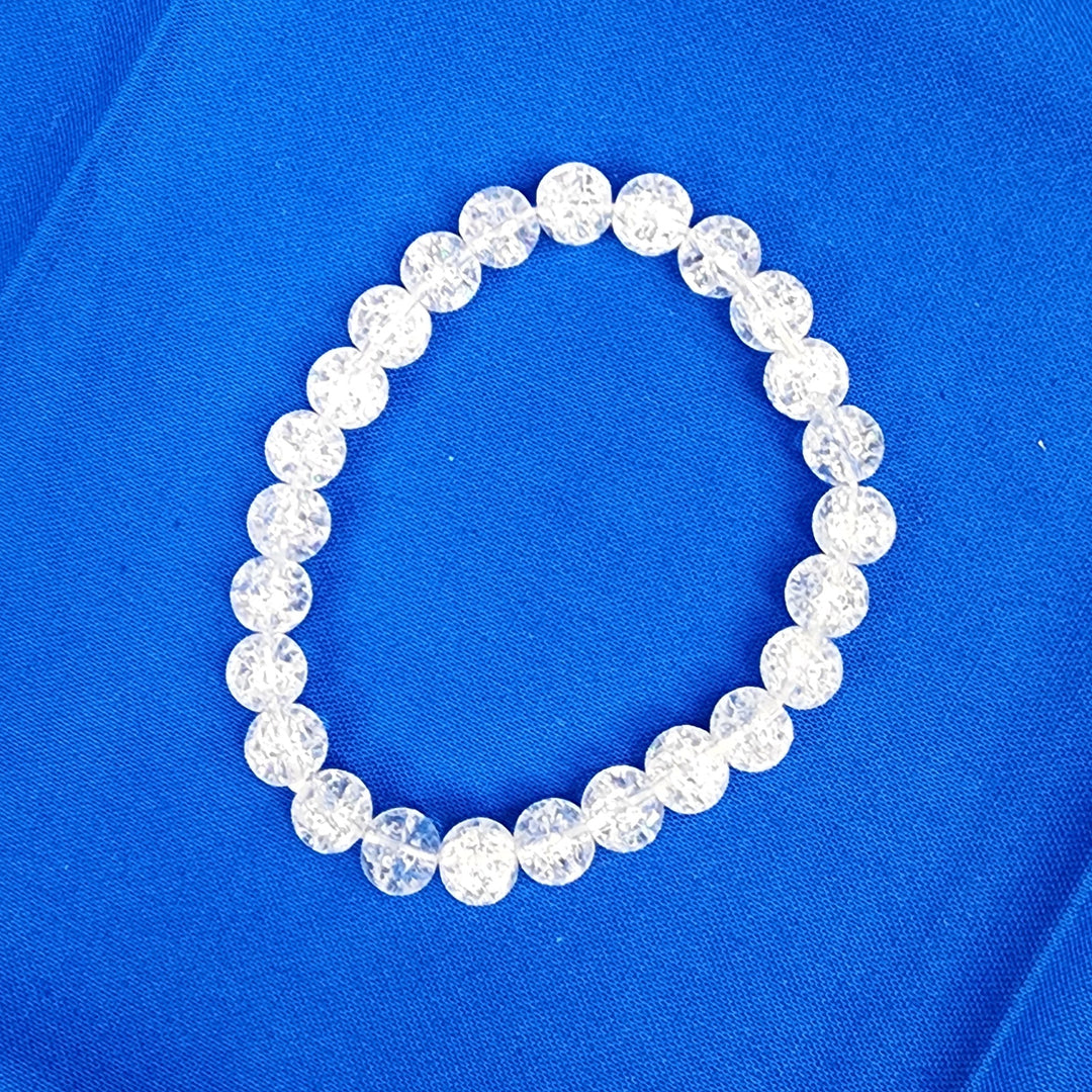 Crackle Quartz (8mm) Bracelet