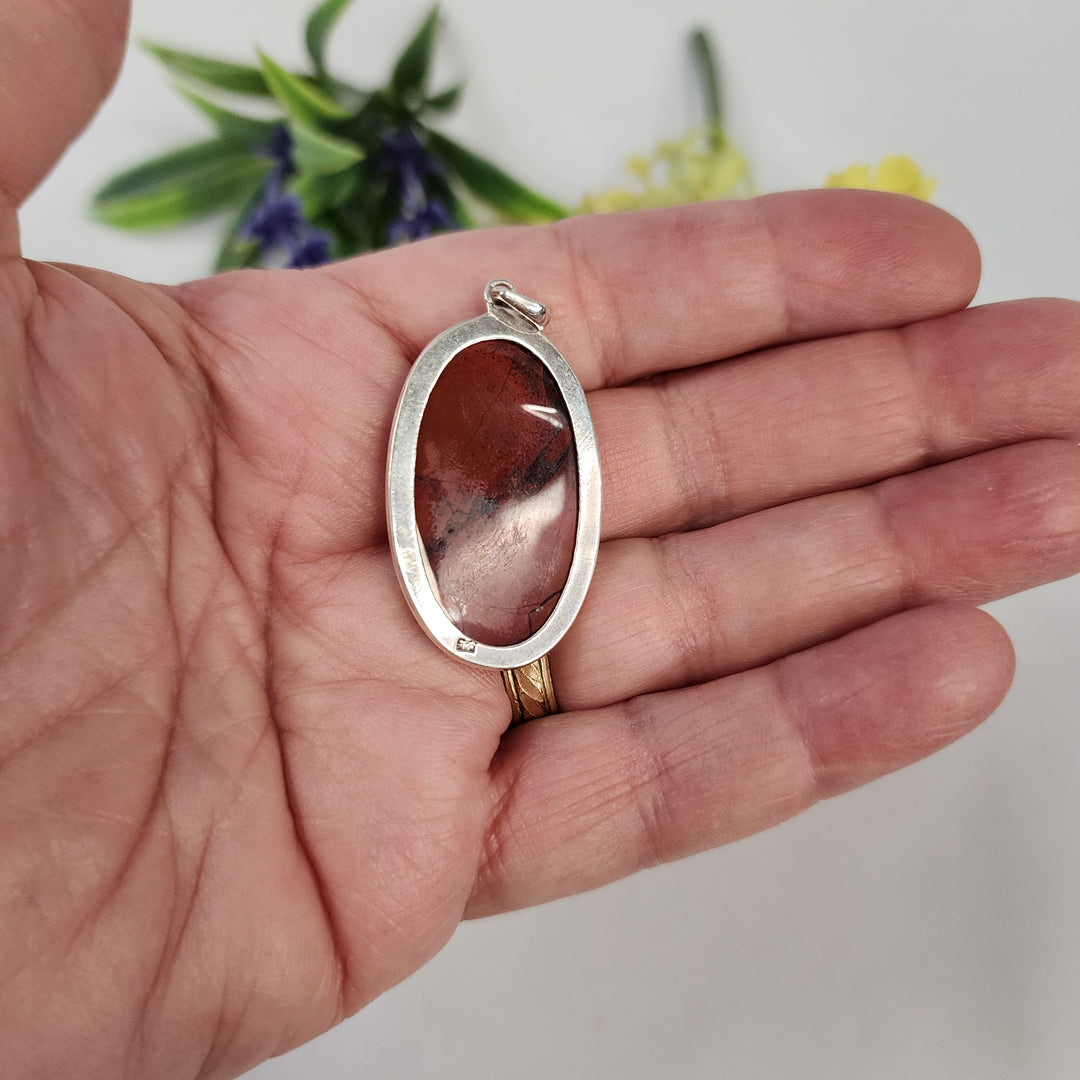Red Jasper Pendant  -JDS26151