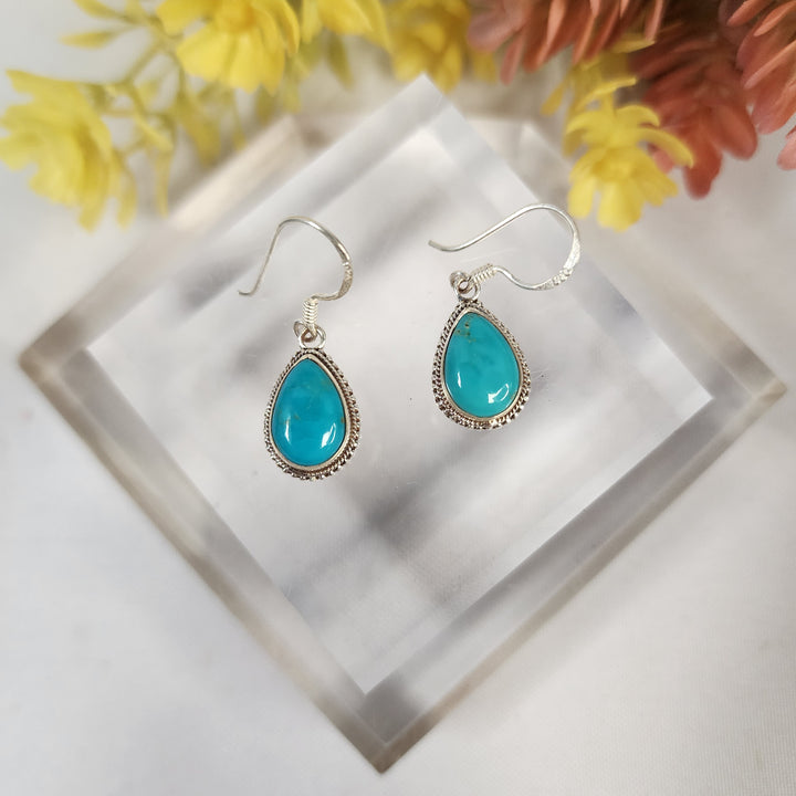Turquoise Earrings  -JDS26177