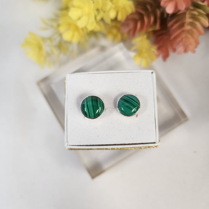 Malachite Earrings  -JDS26075