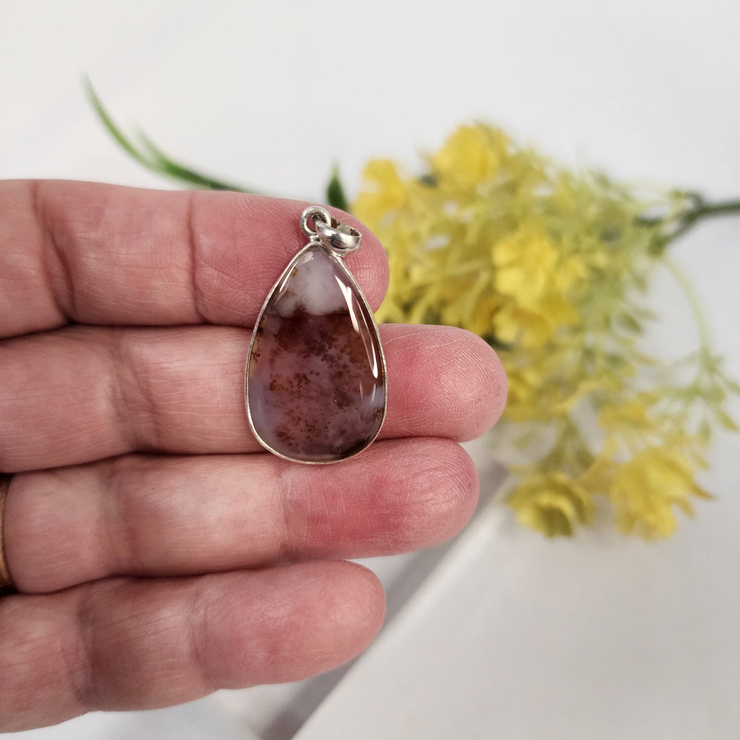 Dendrite Agate Pendant  -JDS26101