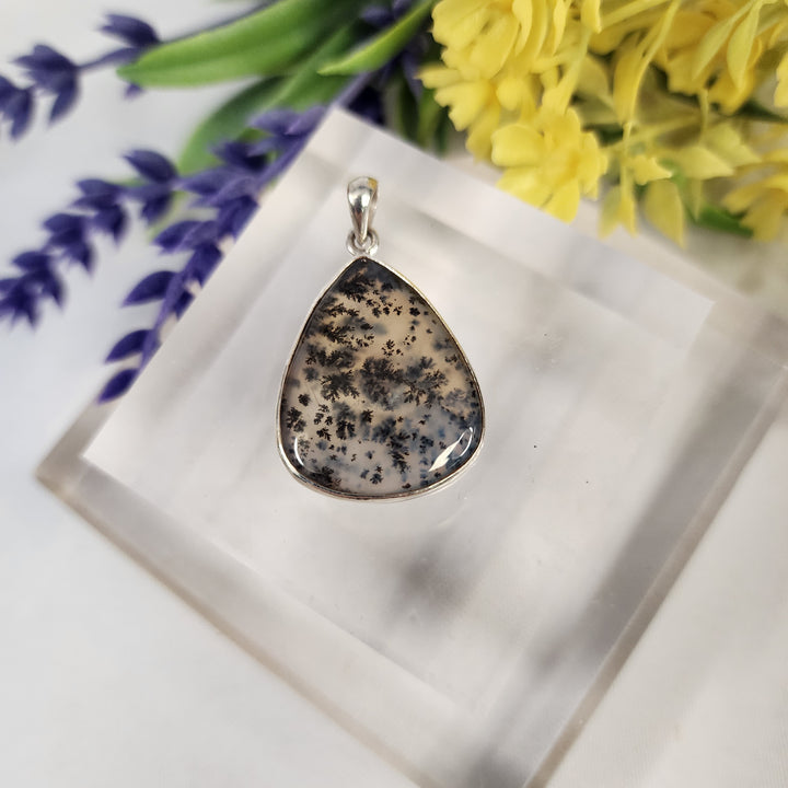 Dendrite Agate Pendant  -JDS26102