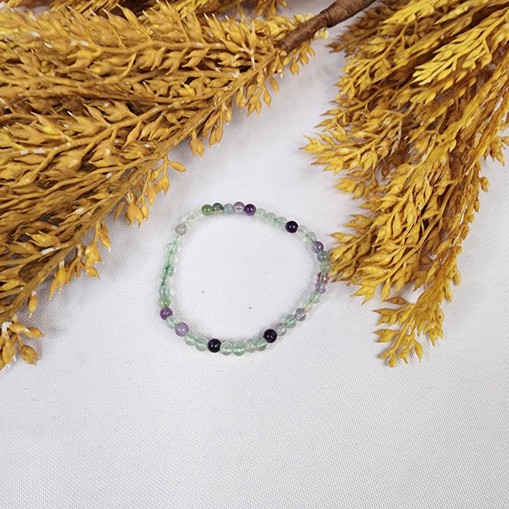 Fluorite (4mm) Bracelet Kid's Size