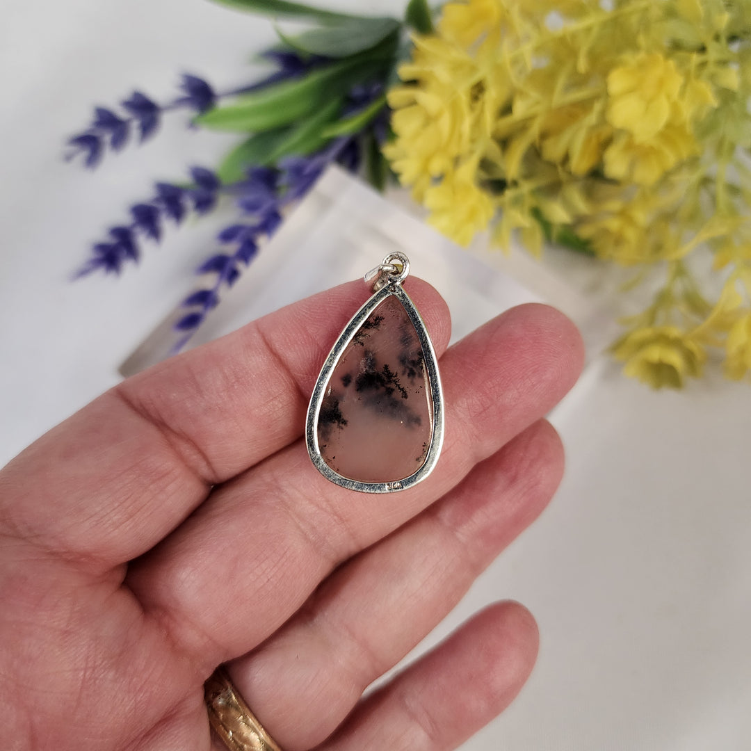 Dendrite Agate Pendant  -JDS26103